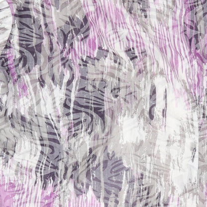 Ellie Louise Womens Purple Animal Print  Basic Blouse Size 12