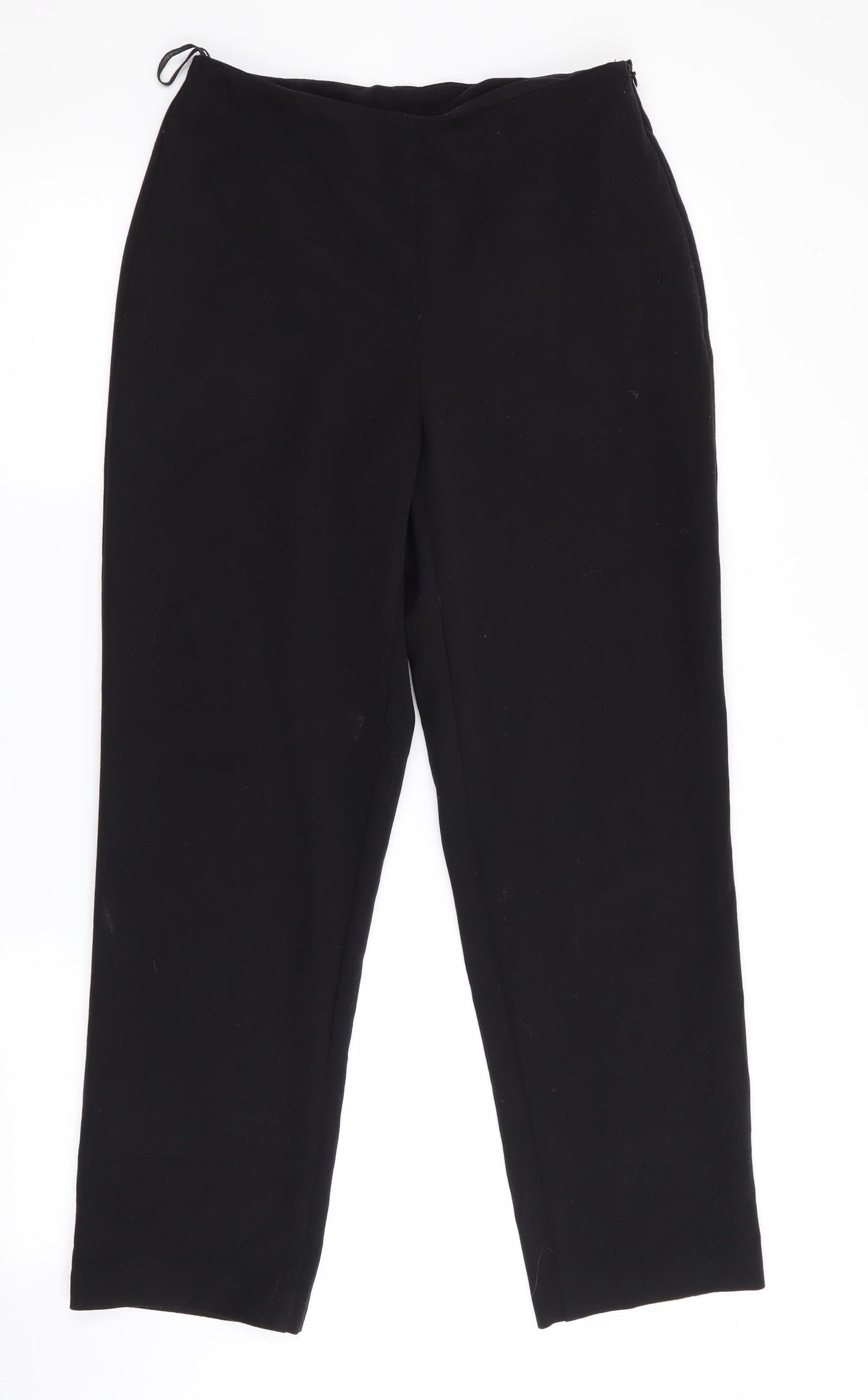 Womens UK Size 8 Marks and Spencer Regular Fit  Black Trousers