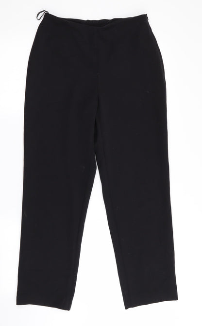 Womens UK Size 8 Marks and Spencer Regular Fit  Black Trousers