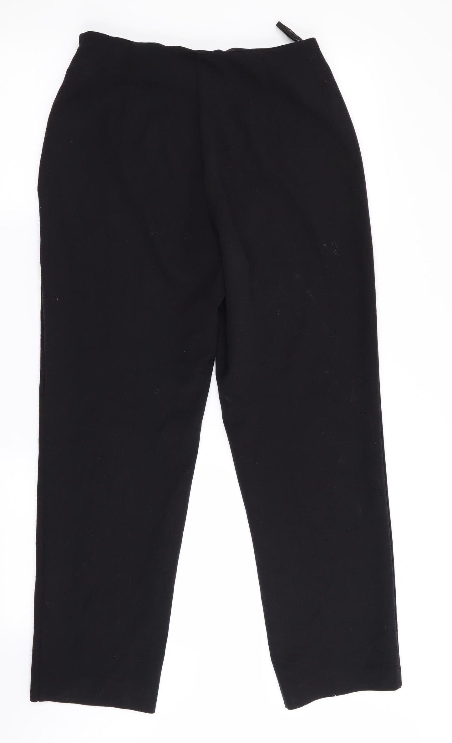 Womens UK Size 8 Marks and Spencer Regular Fit  Black Trousers