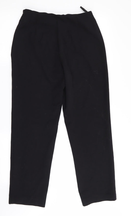Womens UK Size 8 Marks and Spencer Regular Fit  Black Trousers