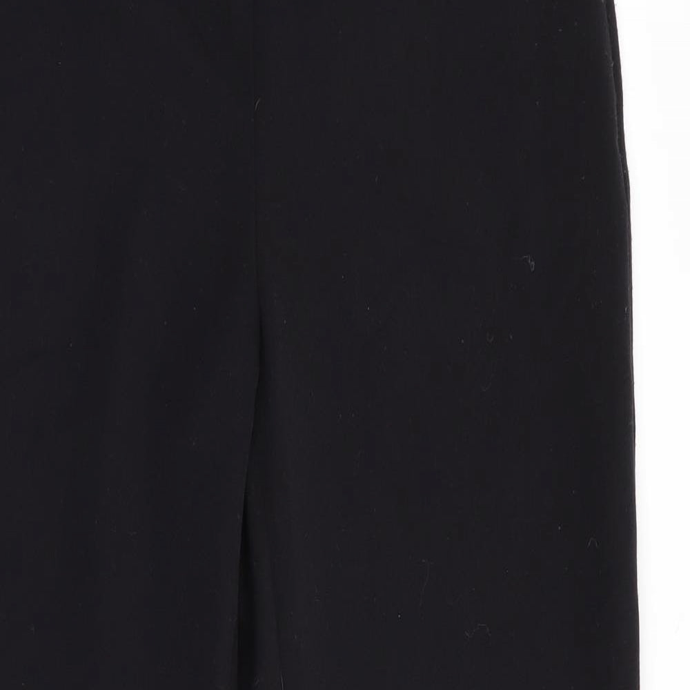 Womens UK Size 8 Marks and Spencer Regular Fit  Black Trousers
