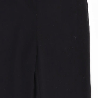 Womens UK Size 8 Marks and Spencer Regular Fit  Black Trousers