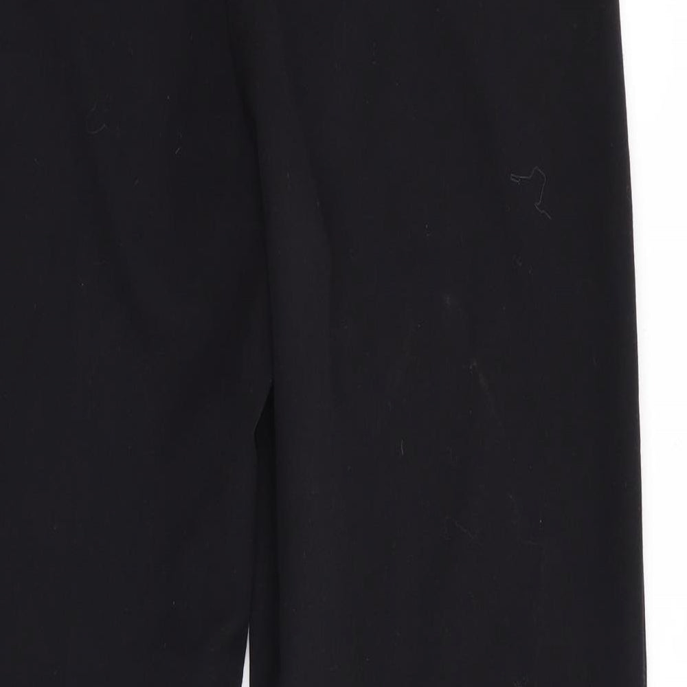 Womens UK Size 8 Marks and Spencer Regular Fit  Black Trousers