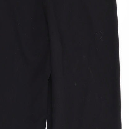 Womens UK Size 8 Marks and Spencer Regular Fit  Black Trousers