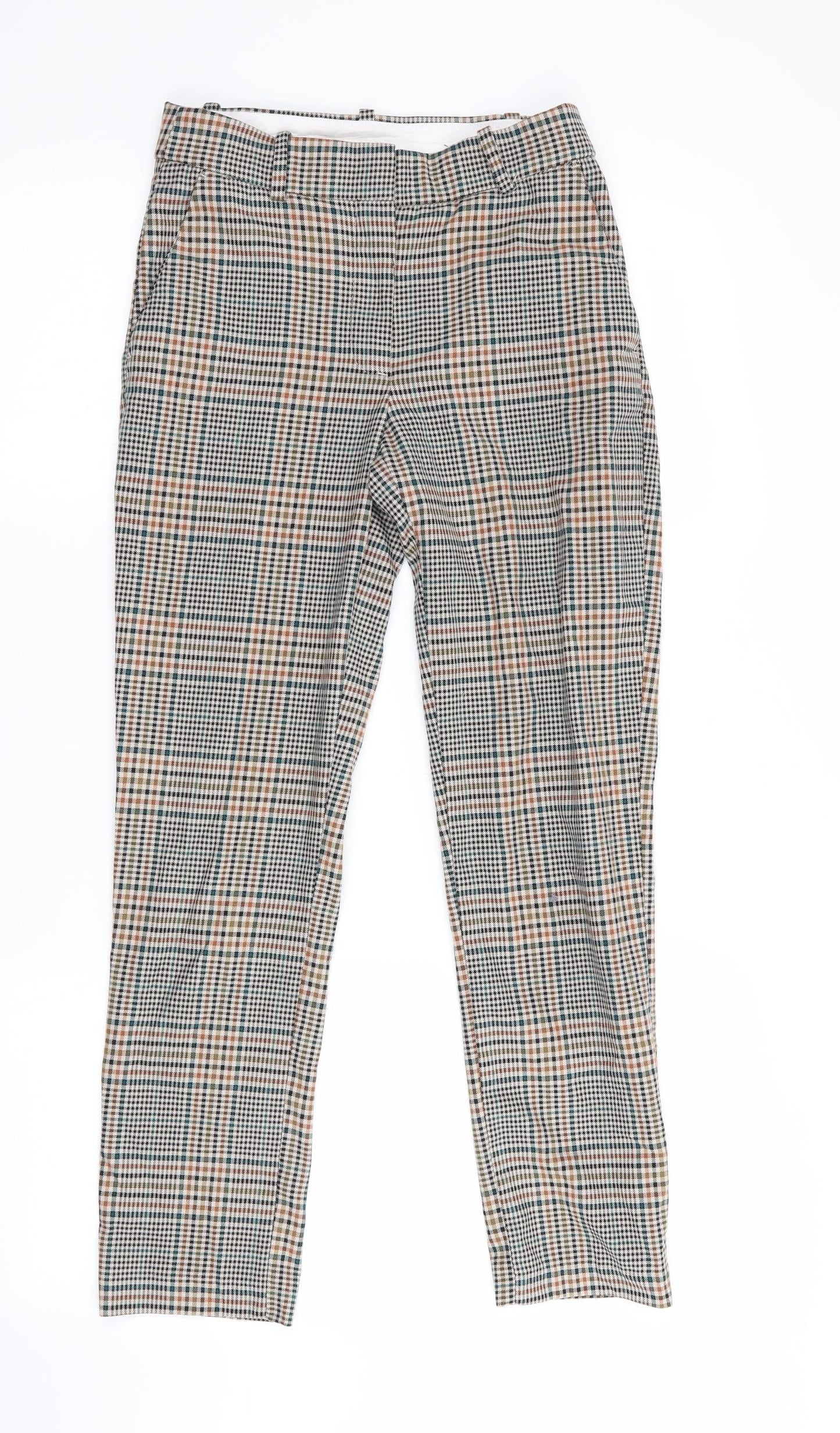 Womens UK Size  H&M  Cropped Green Trousers