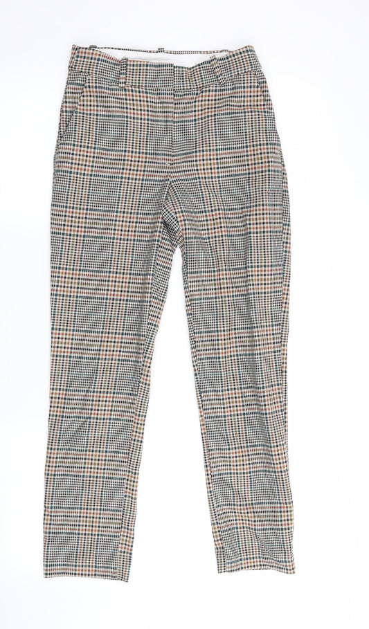 Womens UK Size  H&M  Cropped Green Trousers