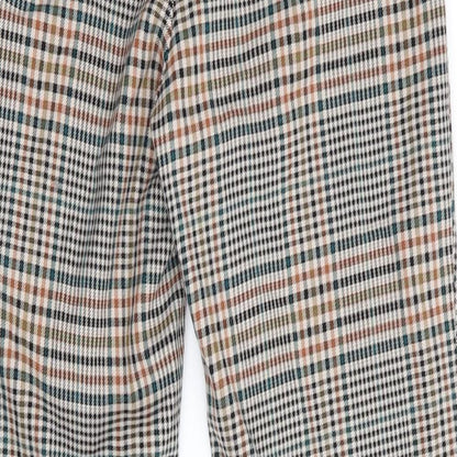 Womens UK Size  H&M  Cropped Green Trousers