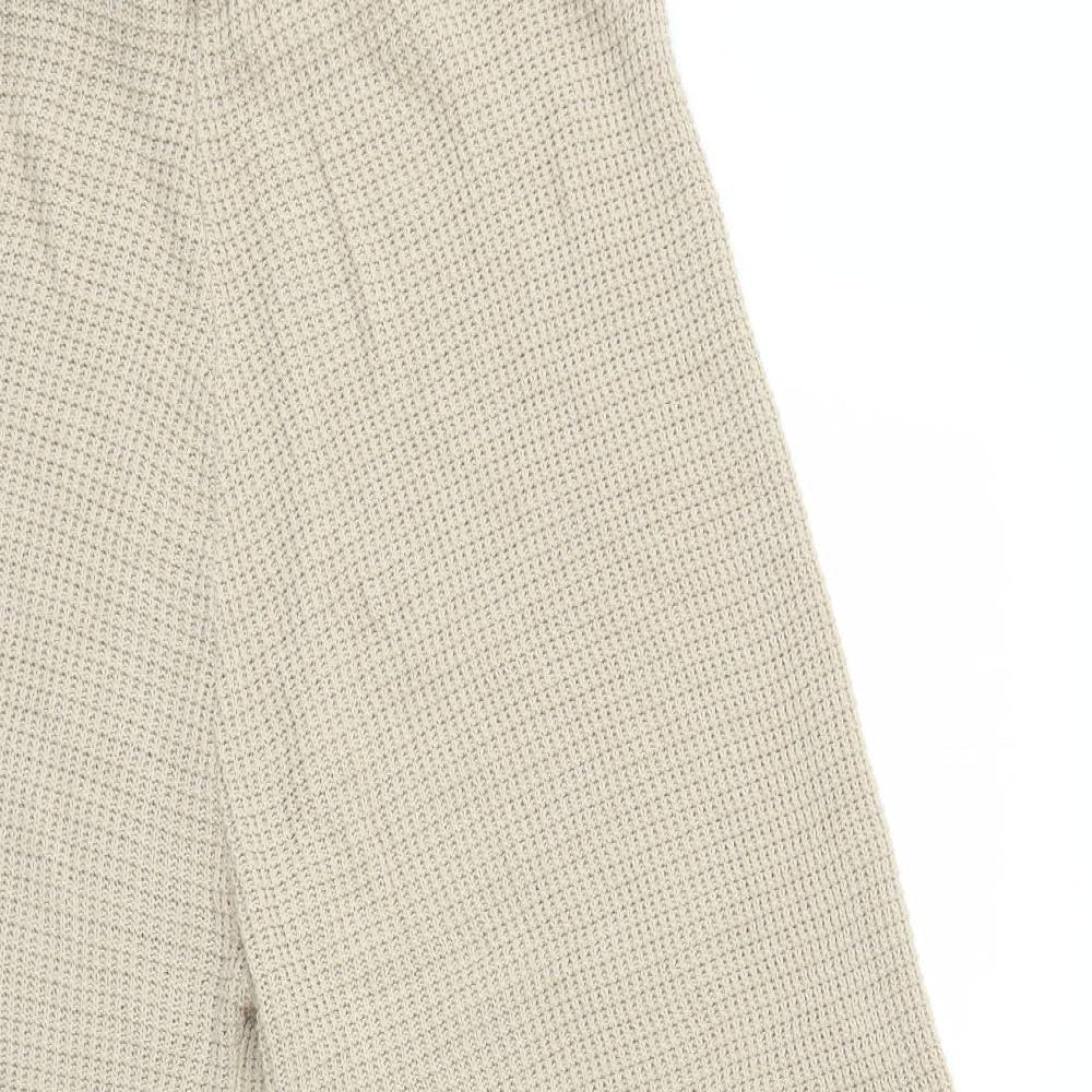 Womens UK Size 16 Preworn Regular Fit  Beige Trousers