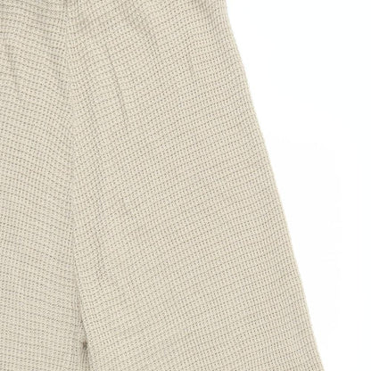 Womens UK Size 16 Preworn Regular Fit  Beige Trousers