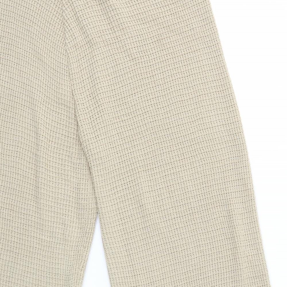 Womens UK Size 16 Preworn Regular Fit  Beige Trousers