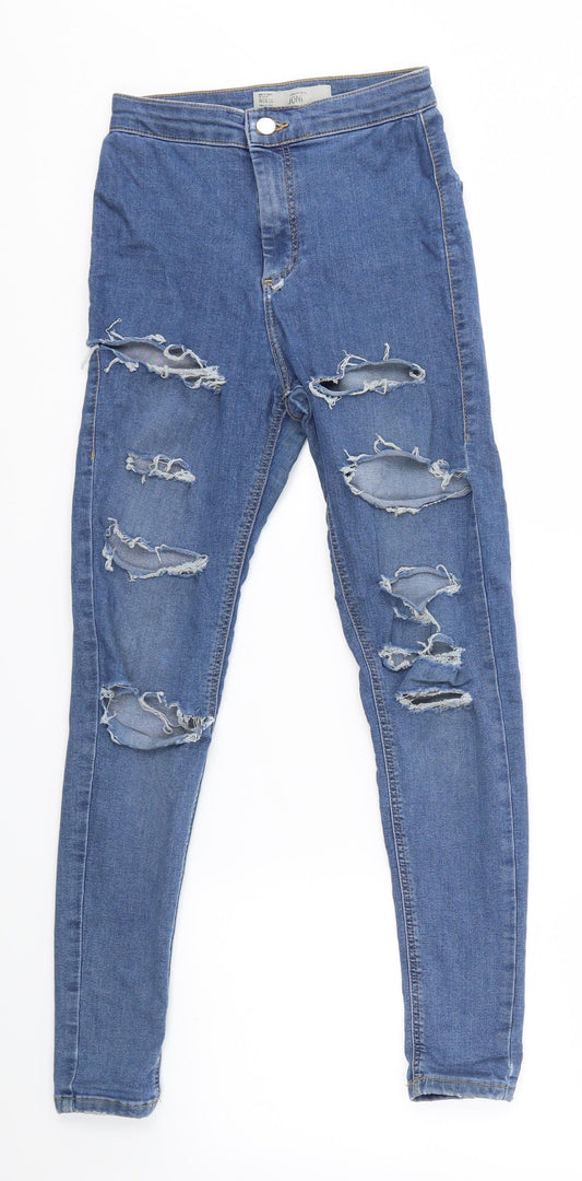 Topshop Womens Blue   Jegging Jeans Size 26 in L30 in