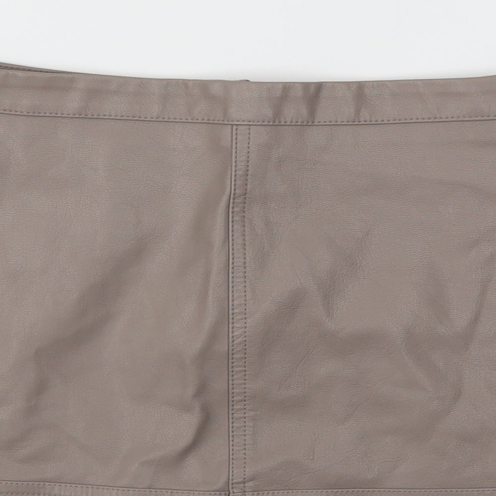 New Look Womens Grey   A-Line Skirt Size 12