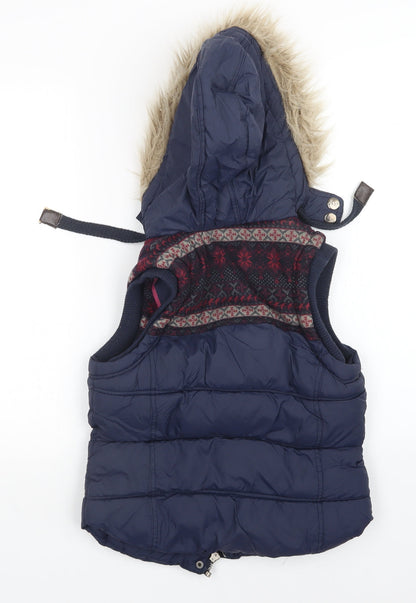 hudson & rose Womens Blue   Gilet Coat Size 8