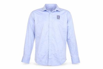 Mens UK Collar Size M Kustom Kit Smart Blue  Dress Shirt