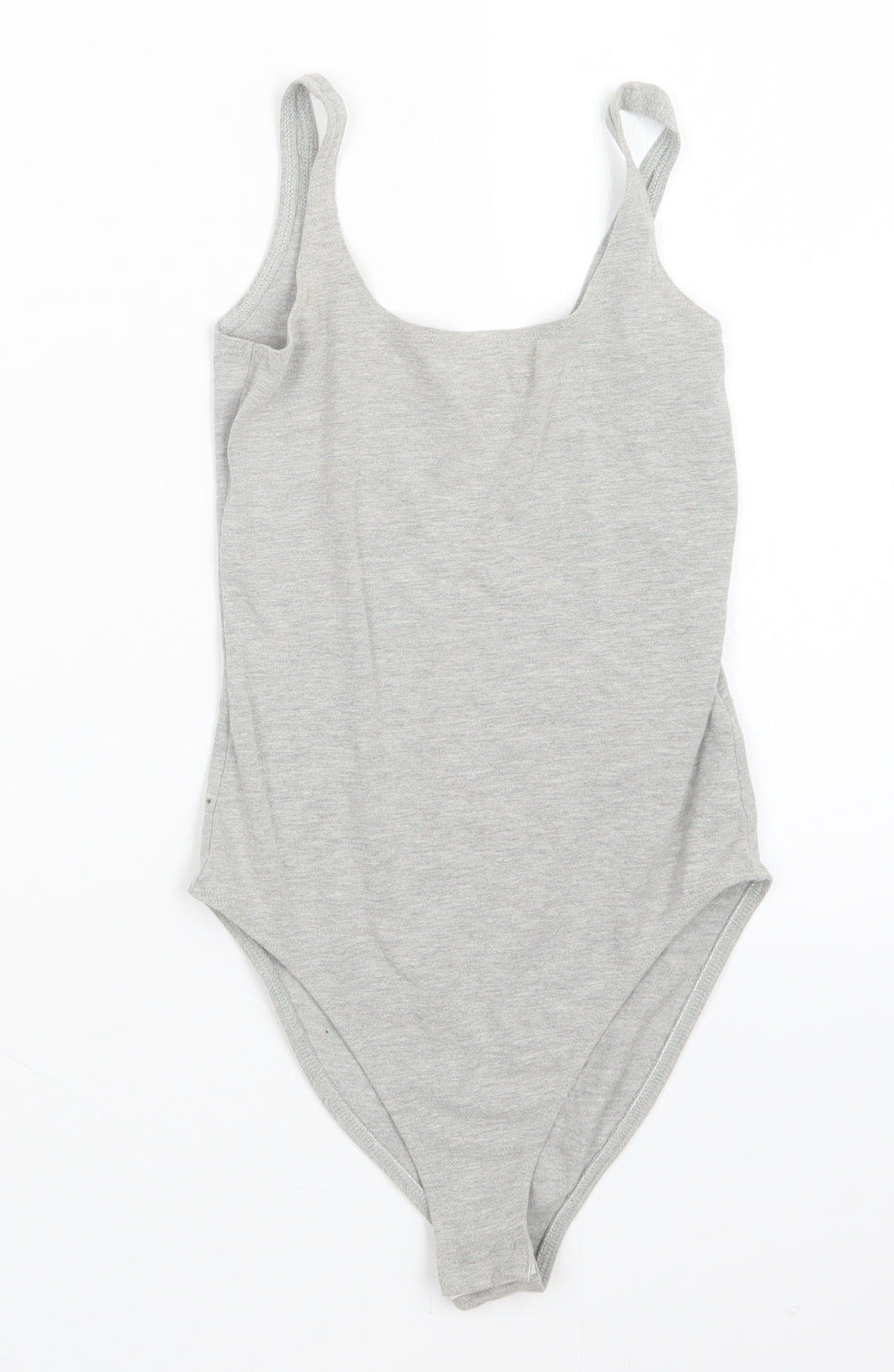 Miss Selfridge Womens Grey   Bodysuit One-Piece Size 4