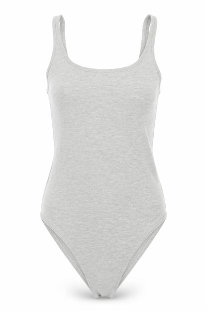 Womens UK Size 4 Miss Selfridge One-Piece Grey Bodysuit