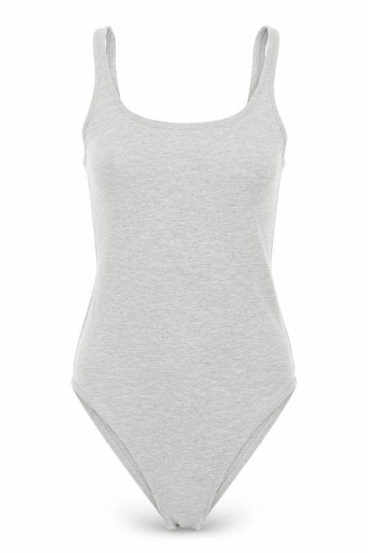 Womens UK Size 4 Miss Selfridge One-Piece Grey Bodysuit