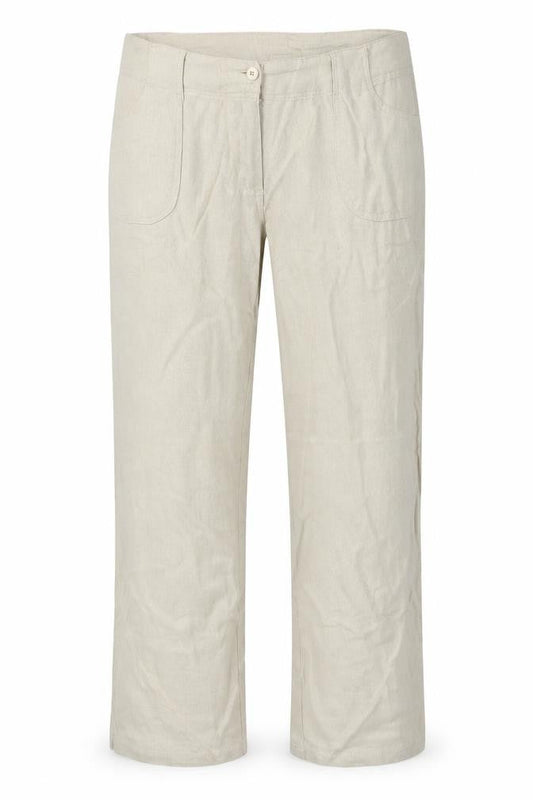 Womens UK Size 12 Mia Moda Regular Fit  Beige Trousers