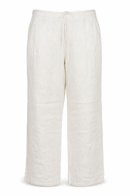 Womens UK Size 16 Mia Moda Regular Fit  White Trousers