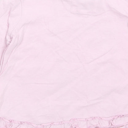 TU Girls Pink   Basic T-Shirt Size 5 Years