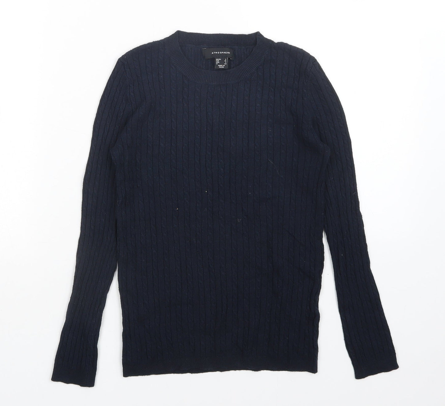 Womens UK Size 8 Atmosphere Blue Pullover Jumper
