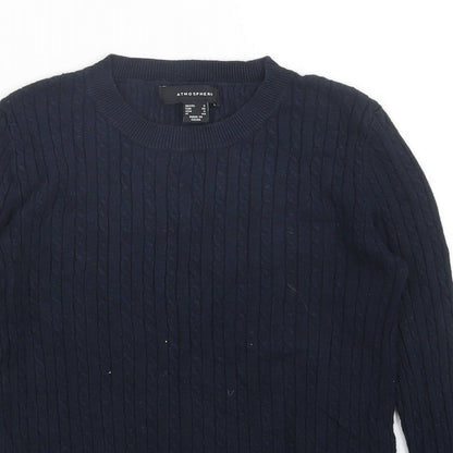 Womens UK Size 8 Atmosphere Blue Pullover Jumper