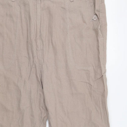 Preworn Womens Beige   Trousers  Size XL L30 in