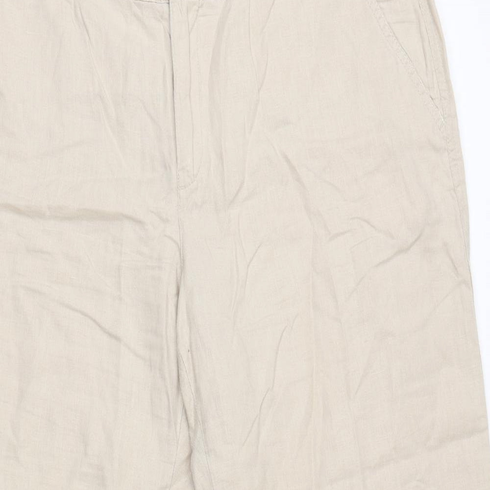 Womens UK Size 38 in Jackpot Regular Fit  Beige Trousers