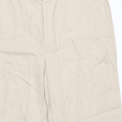 Womens UK Size 38 in Jackpot Regular Fit  Beige Trousers