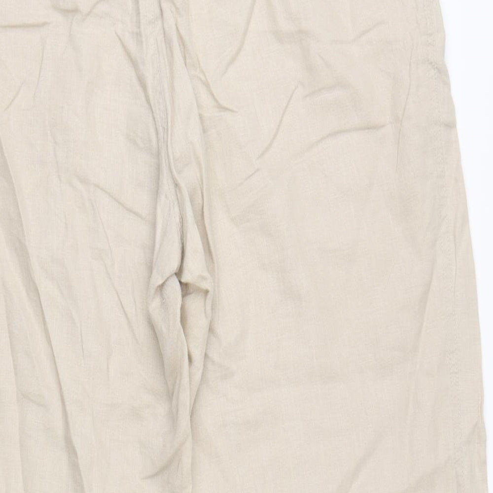Womens UK Size 38 in Jackpot Regular Fit  Beige Trousers