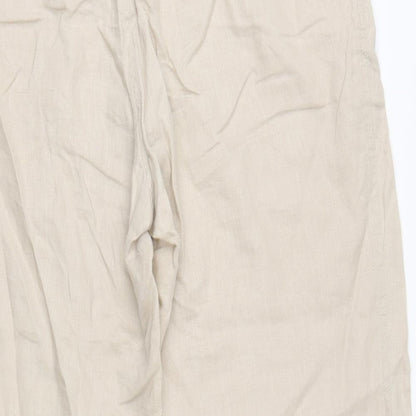 Womens UK Size 38 in Jackpot Regular Fit  Beige Trousers