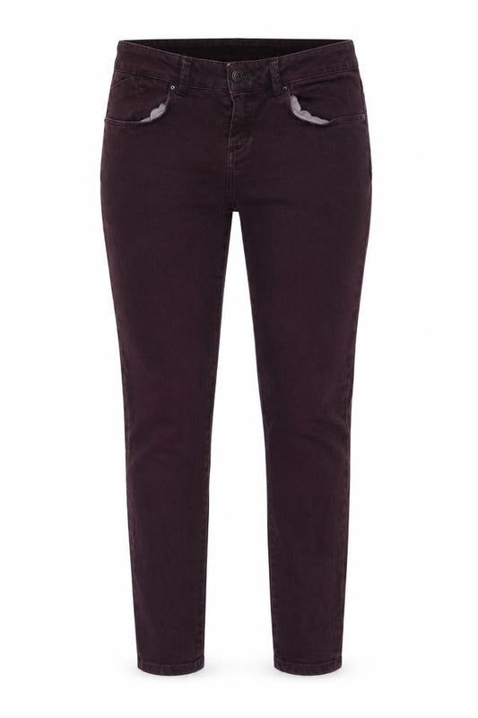 Womens UK Size 30 in Topshop Regular Fit Tapered Red Jeans