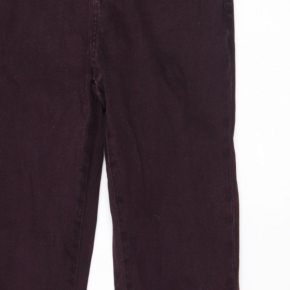 Topshop Womens Red   Tapered Jeans Size 30 in L32 in - baxter