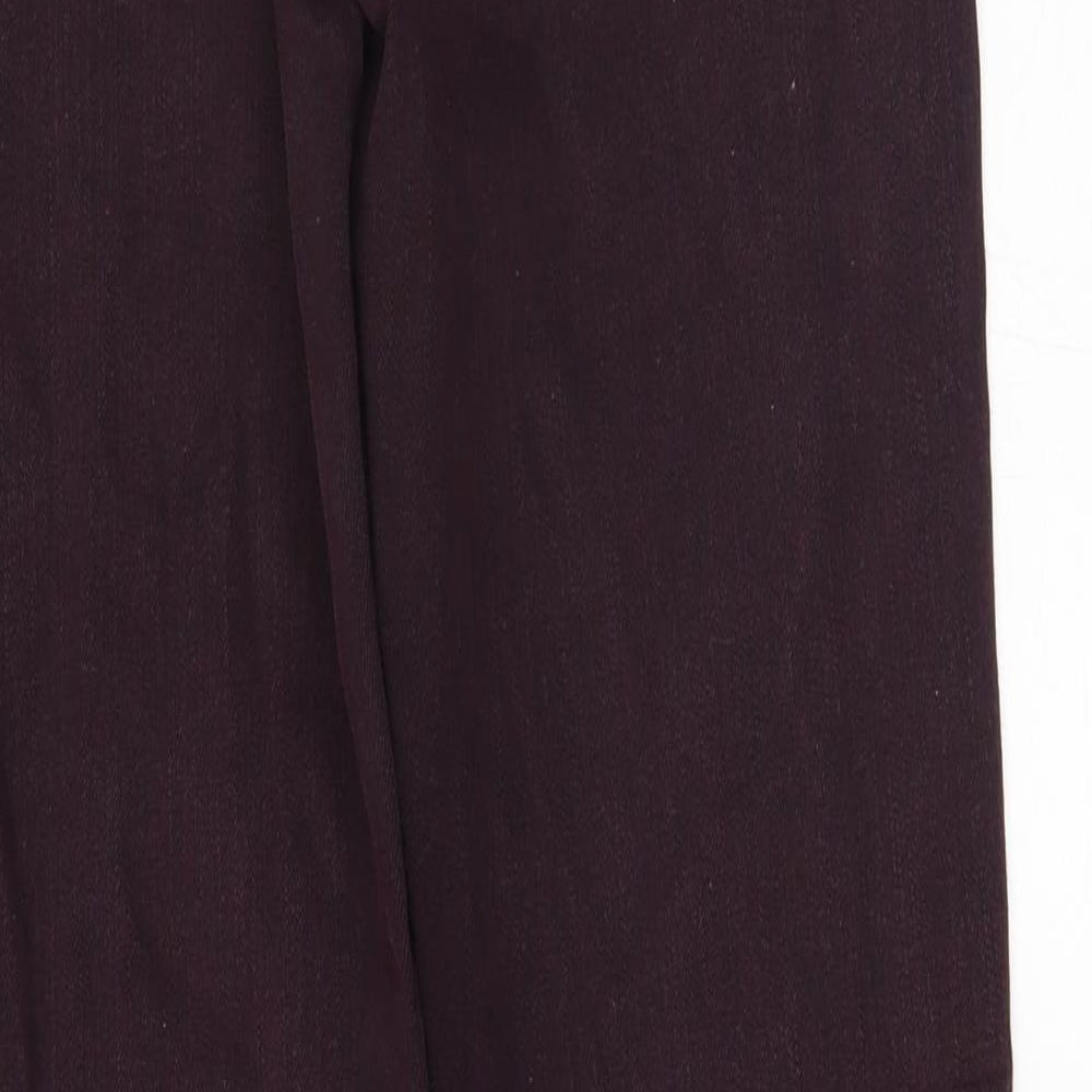 Topshop Womens Red   Tapered Jeans Size 30 in L32 in - baxter