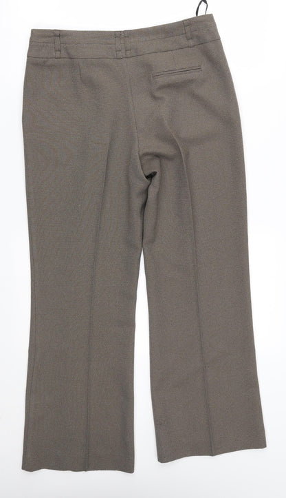 Womens UK Size 12 Atmosphere Regular Fit  Beige Trousers