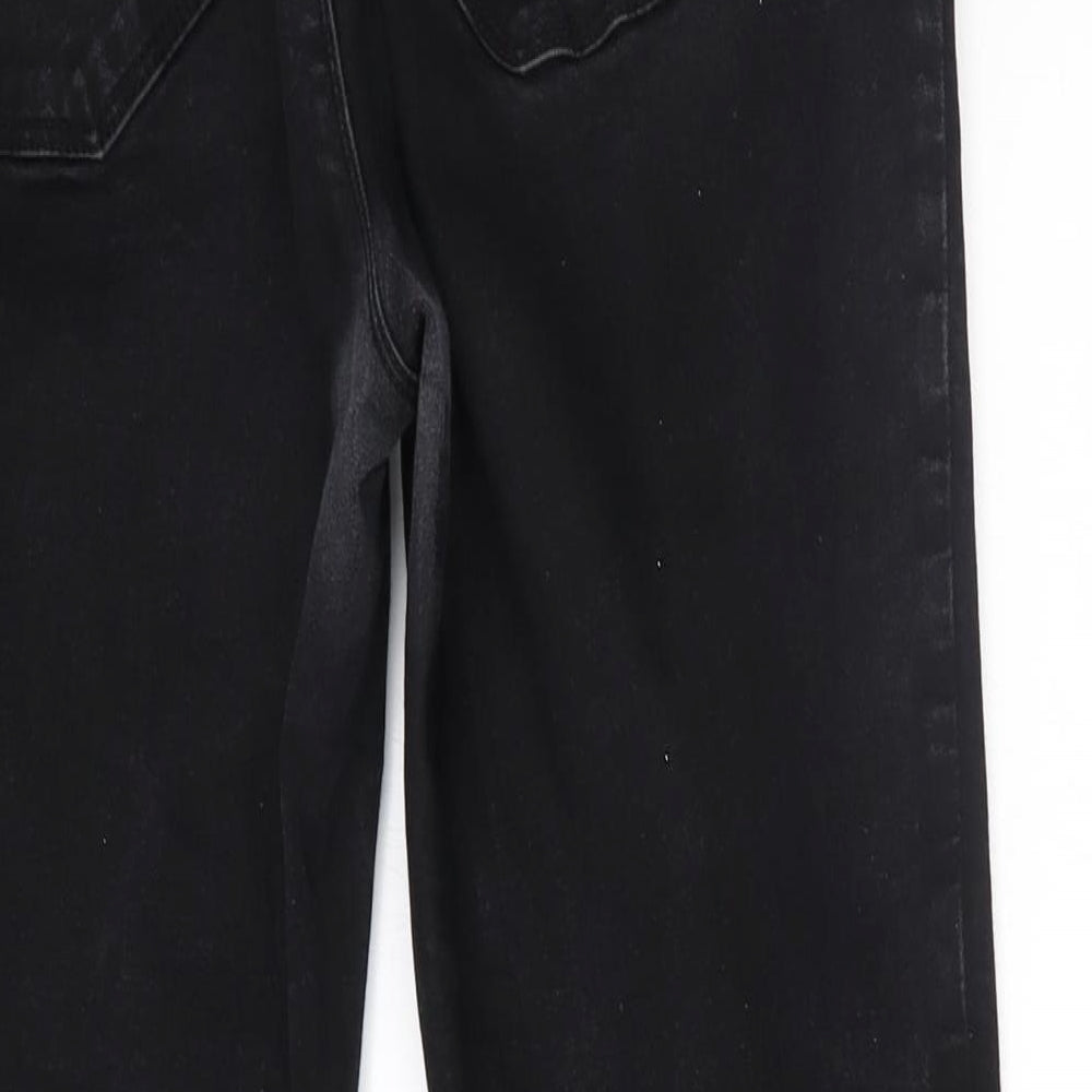 denim co Womens Black   Straight Jeans Size 16 L25 in