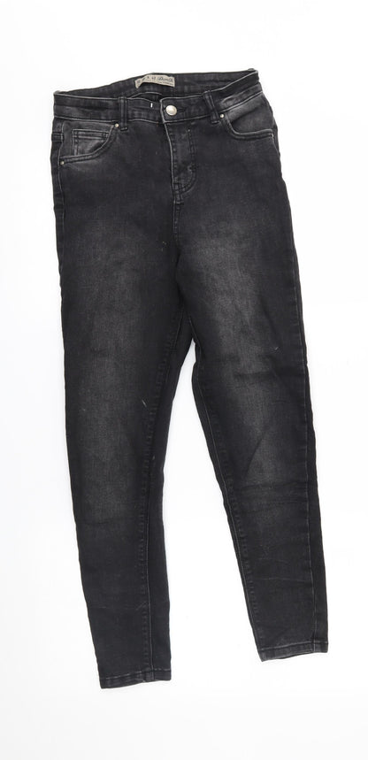 denim co Womens Black   Straight Jeans Size 10 L25 in