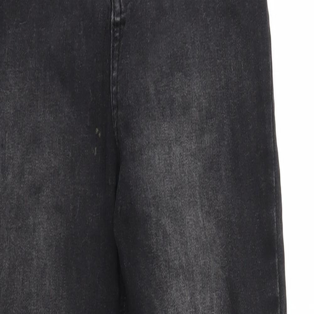 denim co Womens Black   Straight Jeans Size 10 L25 in