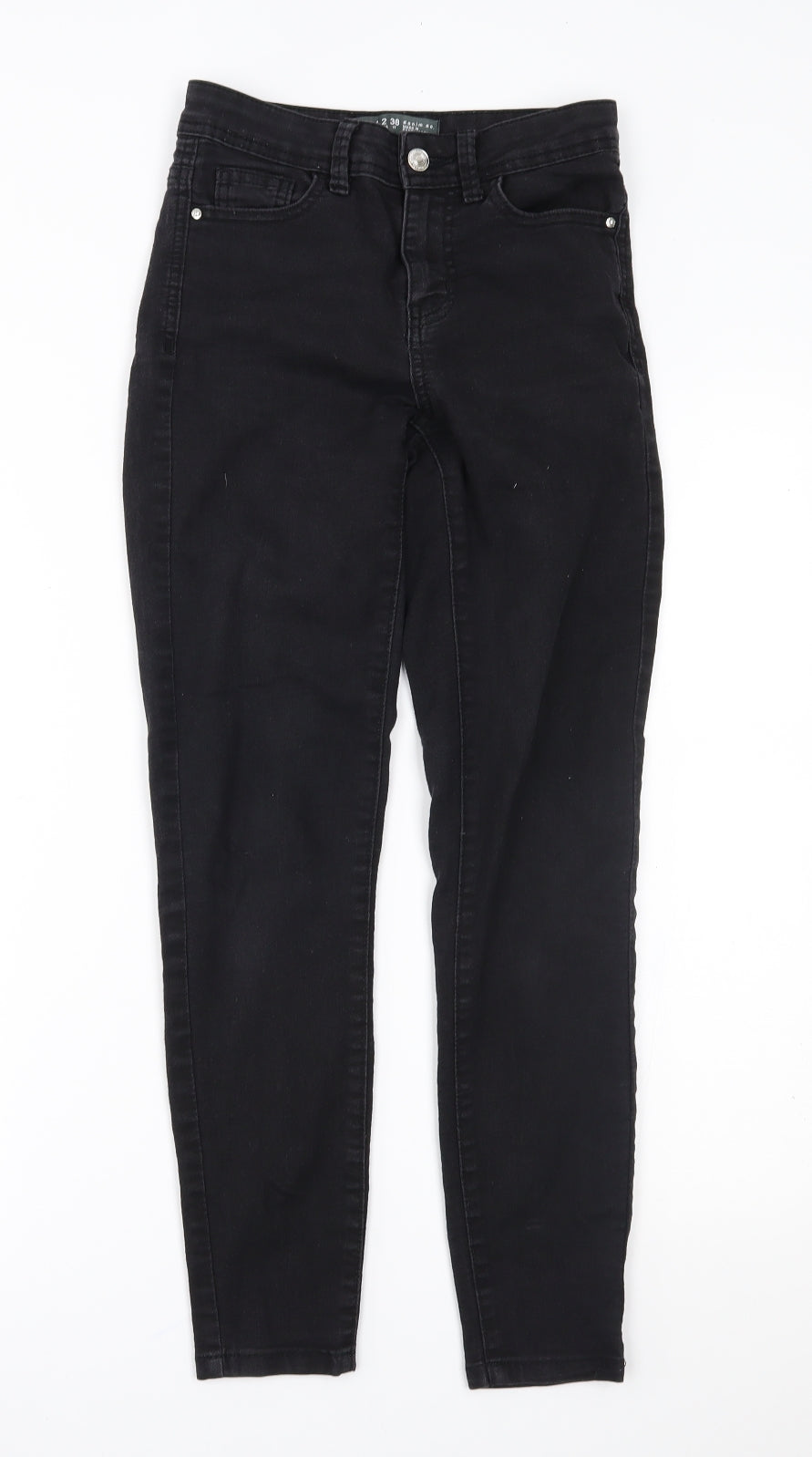 denim co Womens Black   Skinny Jeans Size 6 L24 in
