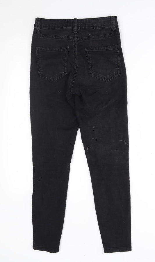 denim co Womens Black   Skinny Jeans Size 6 L24 in