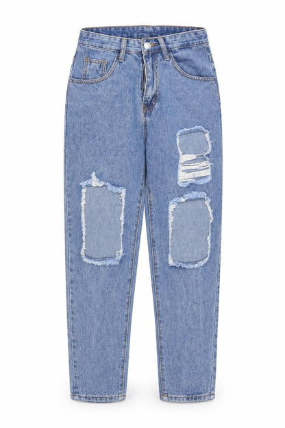 SHEIN Womens Blue   Straight Jeans Size XS L27 in
