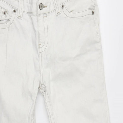 denim co Womens White   Straight Jeans Size 12 L25 in