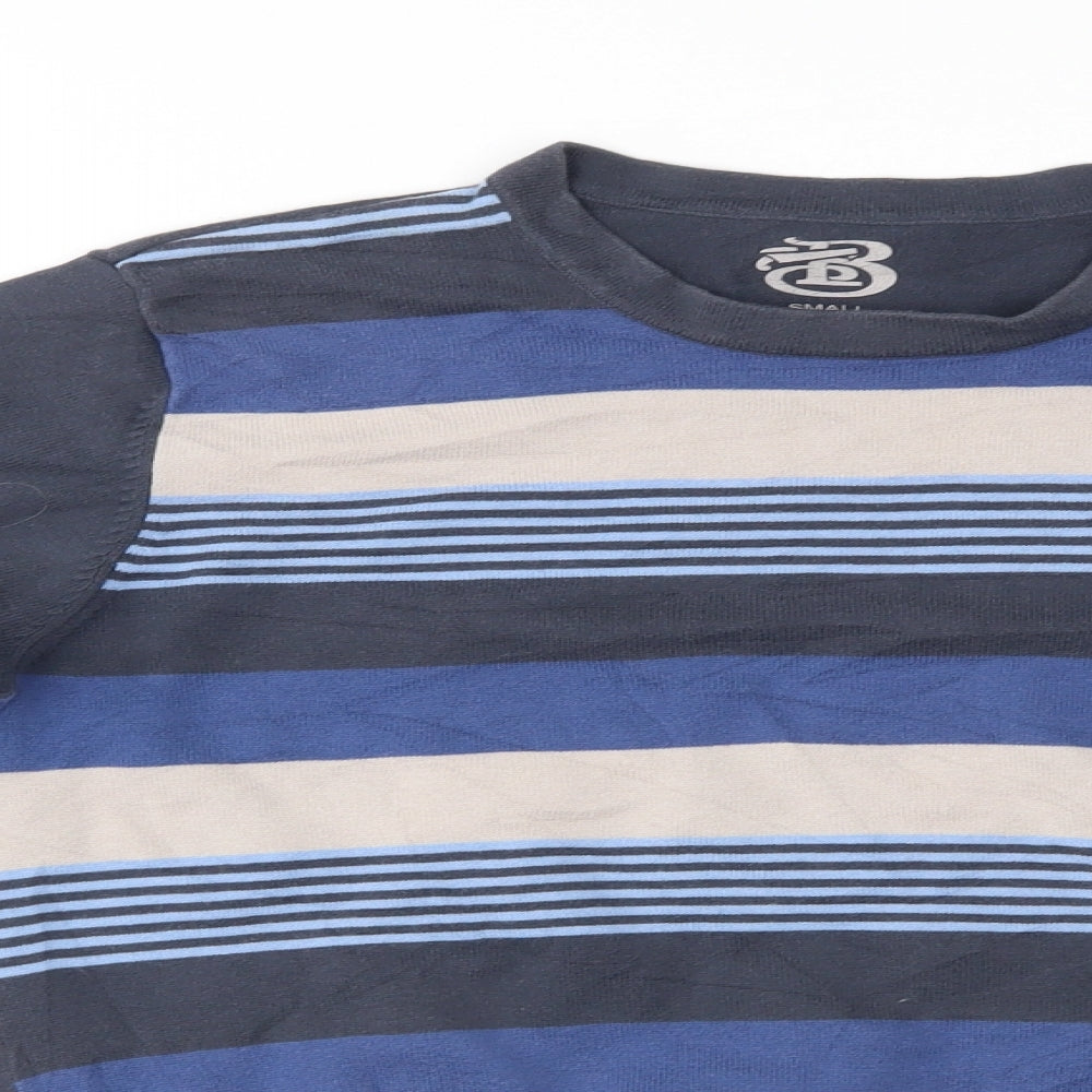 Burton Mens Grey Striped  Pullover Jumper Size S