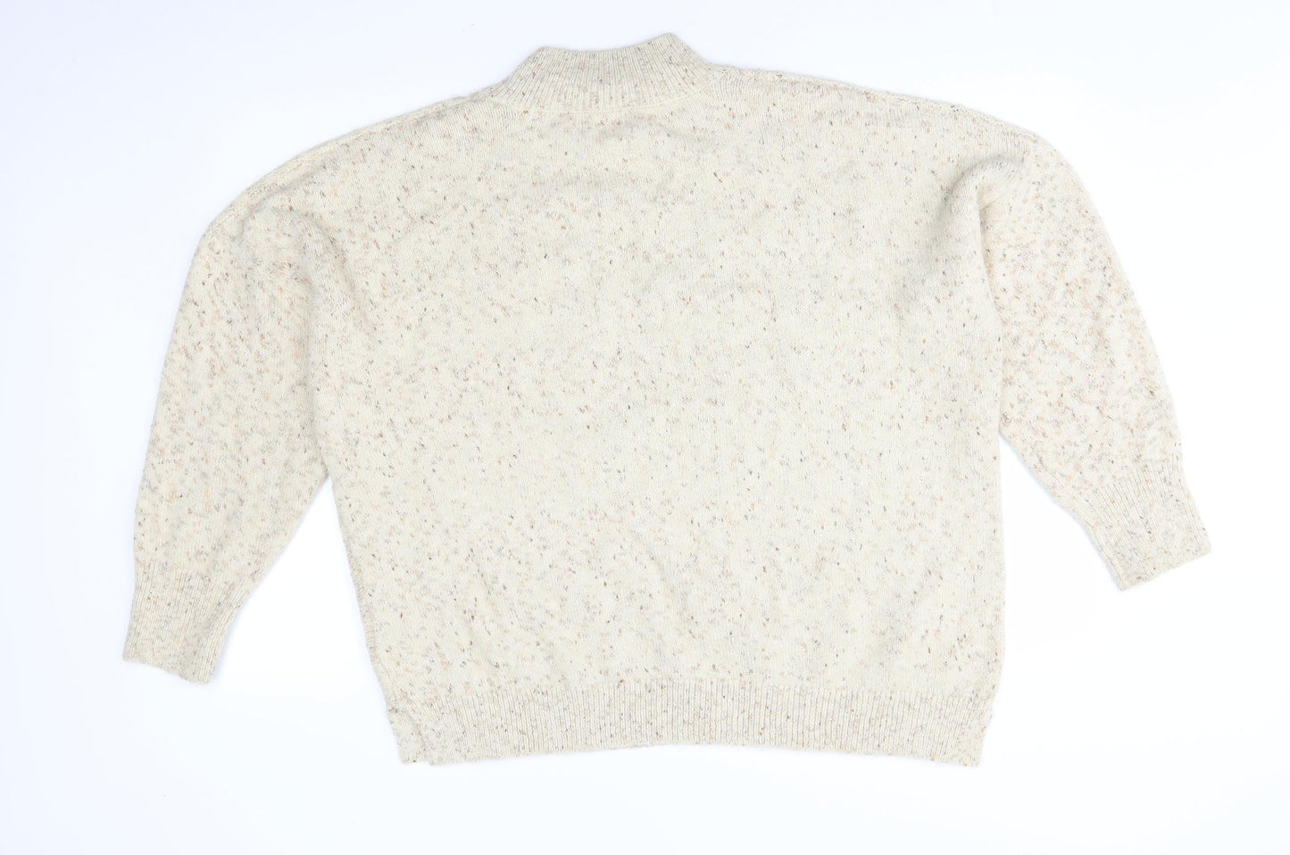 Womens UK Size 18 M&Co Beige Pullover Jumper