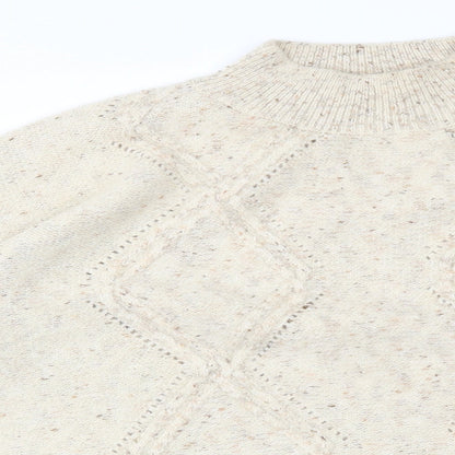 Womens UK Size 18 M&Co Beige Pullover Jumper
