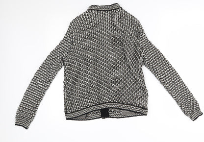 Womens UK Size 14 Peter Hahn Grey Cardigan Jumper