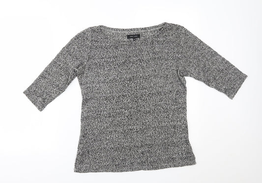 Womens UK Size 10 New Look Grey Pullover Jumper