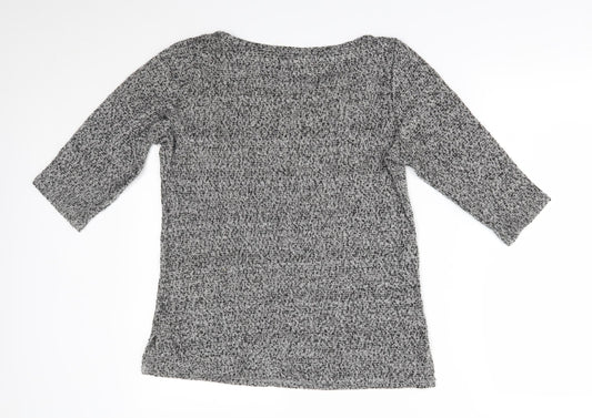 Womens UK Size 10 New Look Grey Pullover Jumper