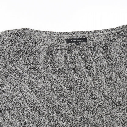 Womens UK Size 10 New Look Grey Pullover Jumper